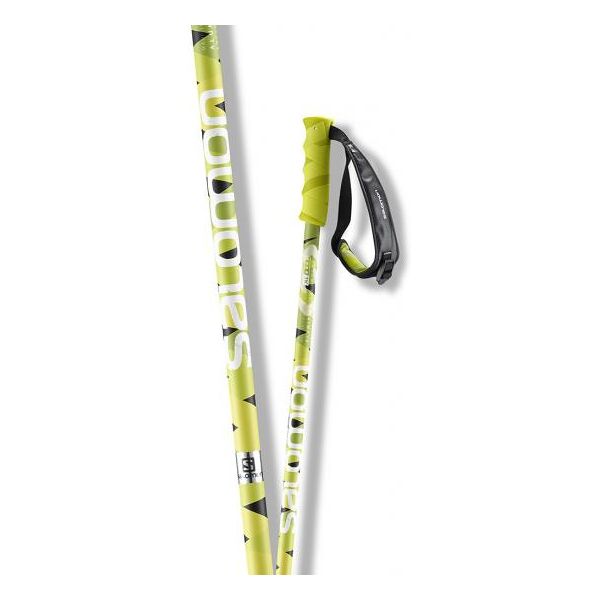 salomon hacker poles black green 130