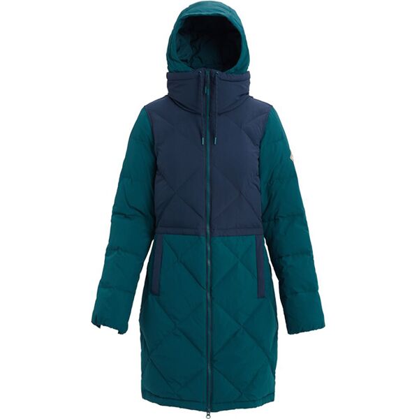 burton bixby down dress blue deep teal s