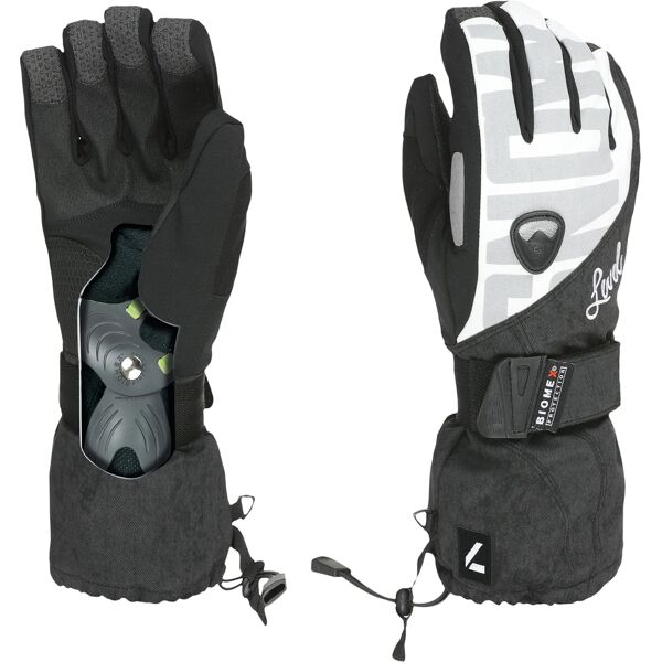 level butterfly glove white anthracite s