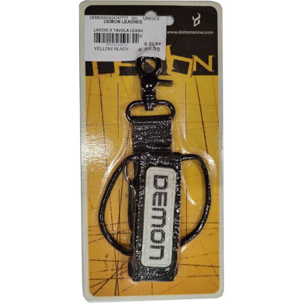 demon leashes yellow black one size