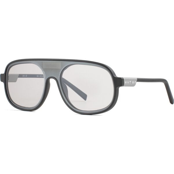 out of vision 1 matte black silver irid x10 one size