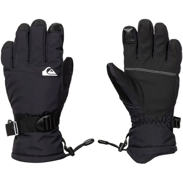 quiksilver mission youth glove true black m