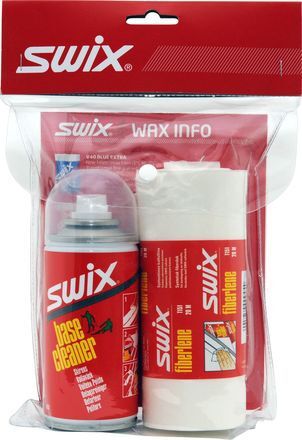 swix base cleaner and fiberlene set 150 ml e 20 m one size