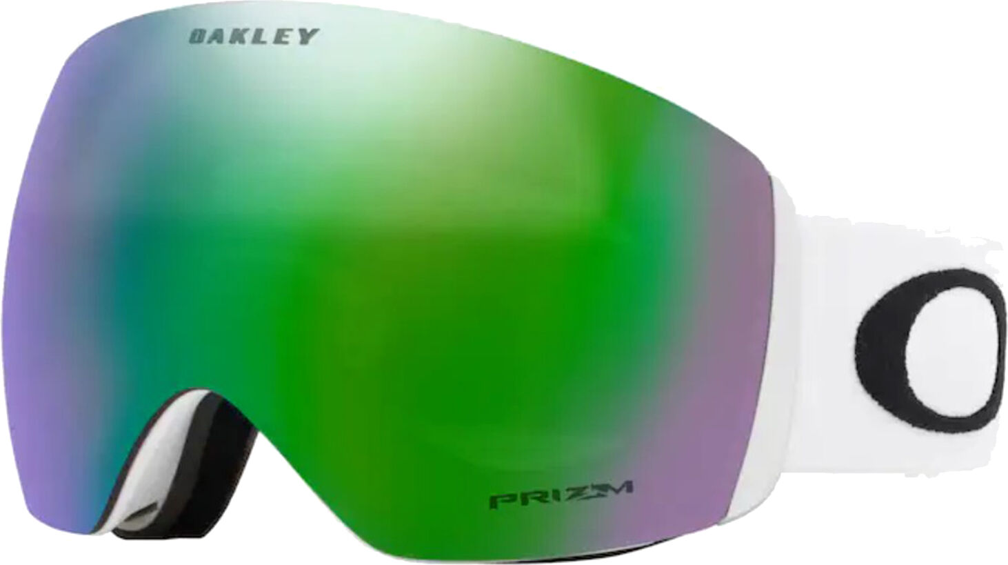 oakley flight deck l matte white prizm jade one size