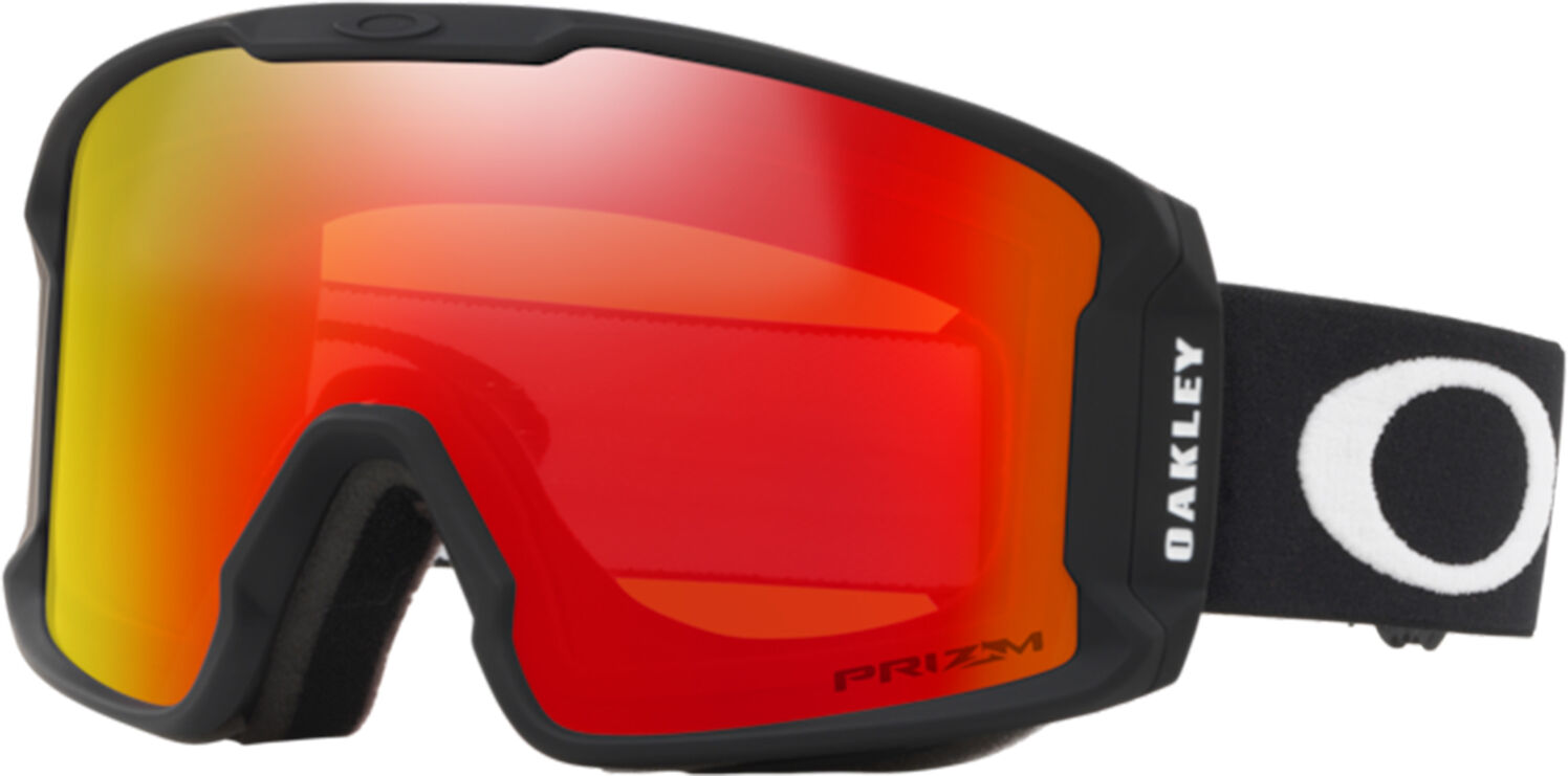 oakley line miner m matte black prizm snow torch iridium one size