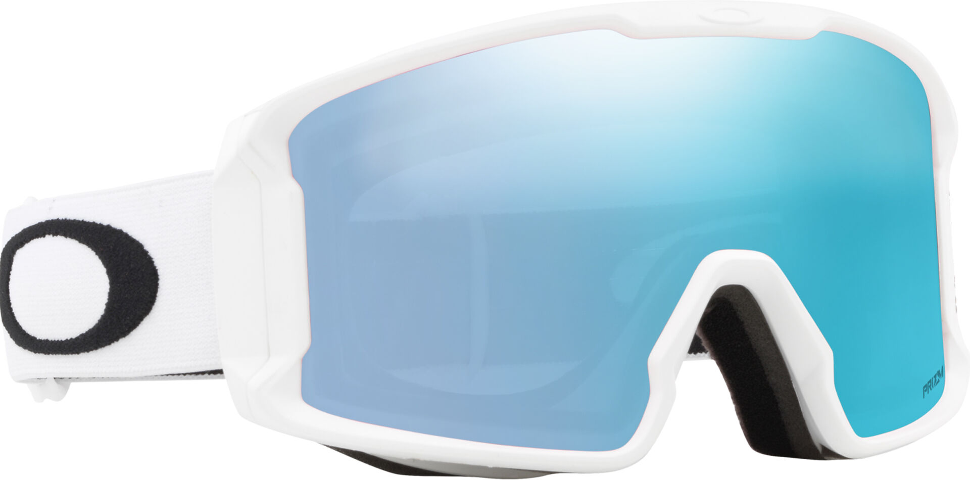 oakley line miner m matte white prizm snow sapphire iridium one size