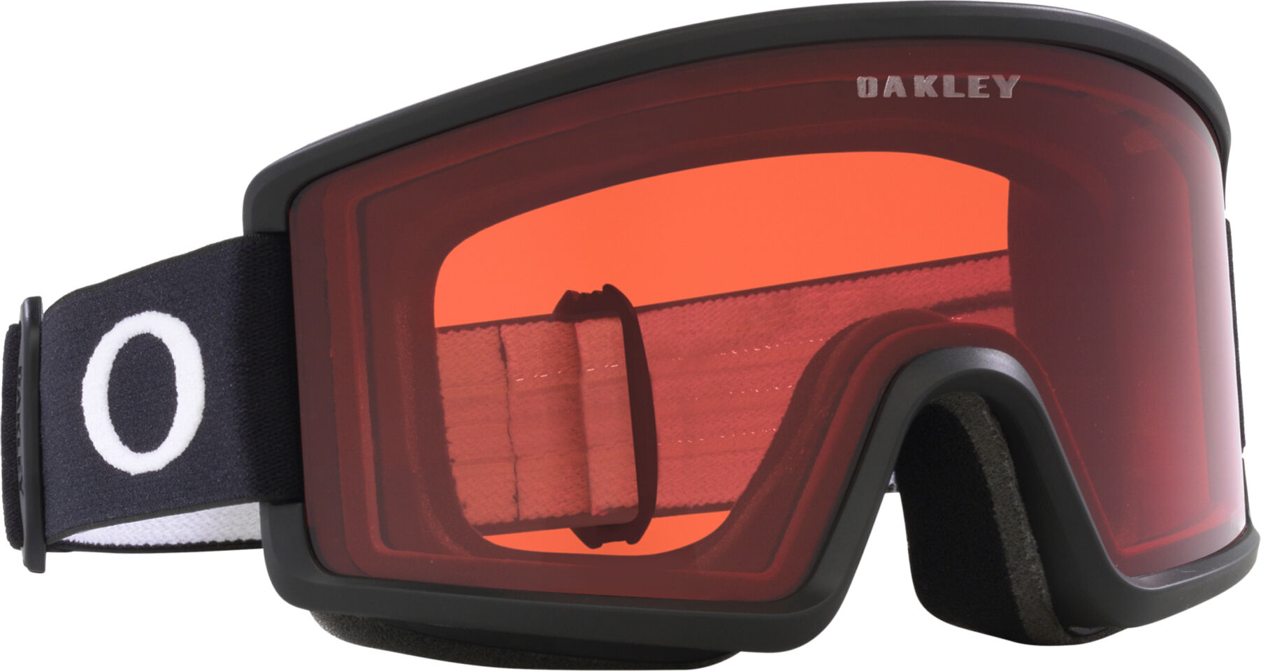 oakley target line m prizm matte black prizm snow rose one size