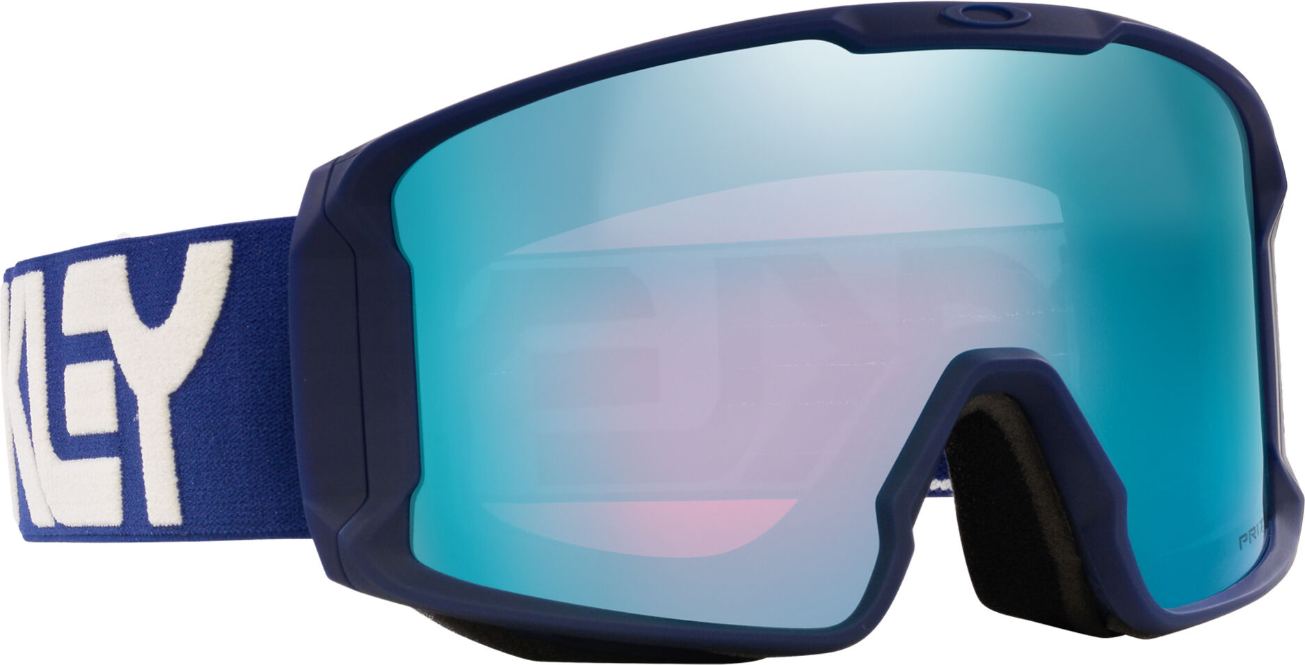 oakley line miner l matte b1b navy prizm snow sapphire iridium one size