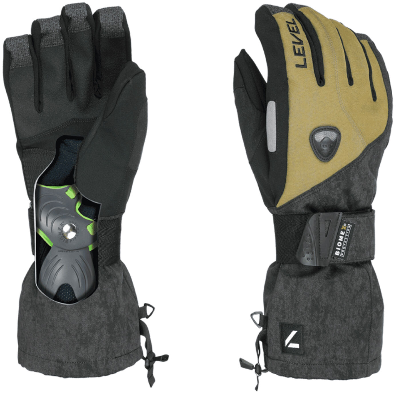 LEVEL FLY GLOVE OLIVE S-M