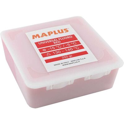 Maplus Cera Fluoro Rossa 250g - Sci e Snowboard Maplus Cera Fluoro Rossa 250g - Sci e Snowboard