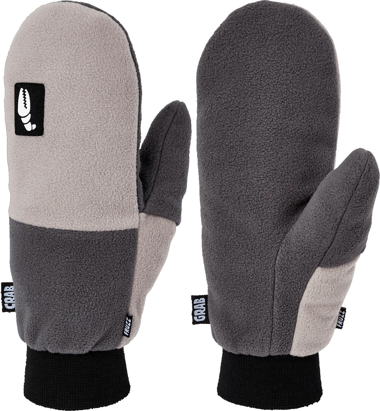 CRAB GRAB FRUZZ MITT GREY M