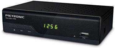 Metronic DVB S2 Decoder Digitale Satellitare con Porta USB, Nero Metronic DVB S2 Decoder Digitale Satellitare con Porta USB, Nero