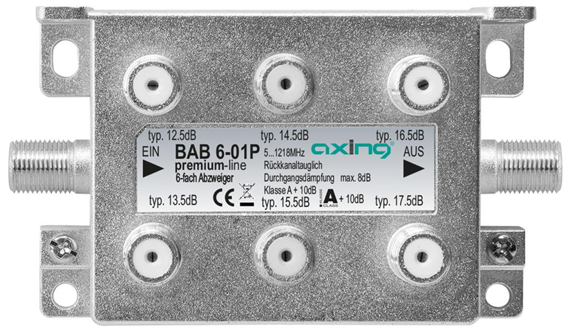 Axing BAB 6-01P Splitter per cavo Grigio