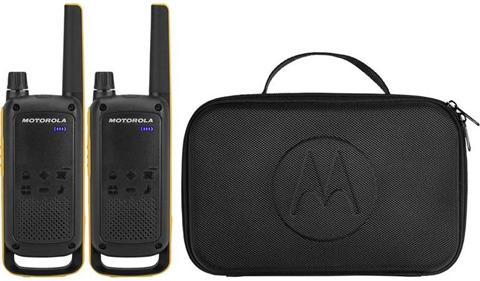 Motorola Talkabout T82 Extreme Twin Pack ricetrasmittente 16 canali Nero, Arancione Motorola Talkabout T82 Extreme Twin Pack ricetrasmittente 16 canali Nero, Arancione