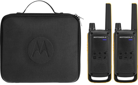 Motorola Talkabout T82 Extreme Twin Pack ricetrasmittente 16 canali Nero, Arancione Motorola Talkabout T82 Extreme Twin Pack ricetrasmittente 16 canali Nero, Arancione