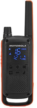 Motorola Talkabout T82 ricetrasmittente 16 canali 446 - 446.2 MHz Nero, Arancione