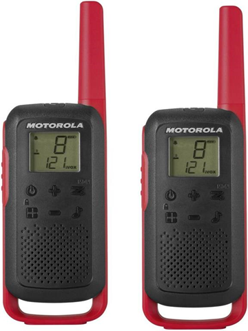Motorola TALKABOUT T62 ricetrasmittente 16 canali 12500 MHz Nero, Rosso Motorola TALKABOUT T62 ricetrasmittente 16 canali 12500 MHz Nero, Rosso