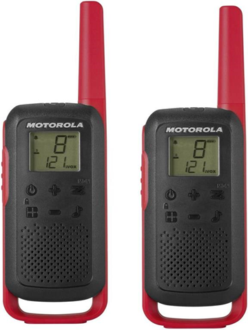 Motorola TALKABOUT T62 ricetrasmittente 16 canali 12500 MHz Nero, Rosso