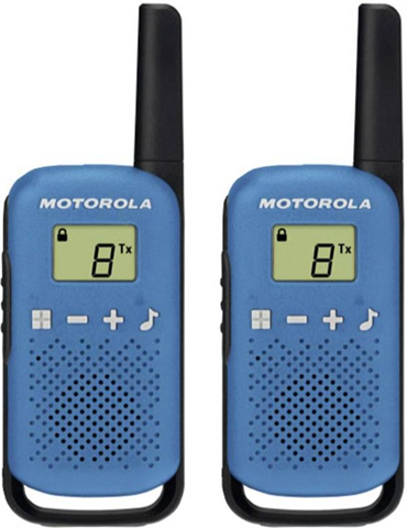 Motorola TALKABOUT T42 ricetrasmittente 16 canali Nero, Blu Motorola TALKABOUT T42 ricetrasmittente 16 canali Nero, Blu