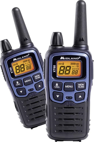 Midland Radio ricetrasmittente portatile LPD PMR  XT60 C1179 Kit da 2 Midland Radio ricetrasmittente portatile LPD PMR  XT60 C1179 Kit da 2