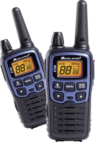 Midland Radio ricetrasmittente portatile LPD PMR  XT60 C1179 Kit da 2