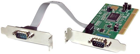 StarTech.com Scheda seriale PCI RS232 a 2 porta con 16550 UART StarTech.com Scheda seriale PCI RS232 a 2 porta con 16550 UART