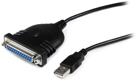 StarTech.com Cavo adattatore stampante USB a parallela DB25 - 1,80 m - M/F StarTech.com Cavo adattatore stampante USB a parallela DB25 - 1,80 m - M/F