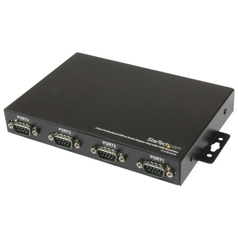 StarTech.com Hub adattatore USB a seriale 4 porte, con interfaccia COM e possibilit di montaggio a parete