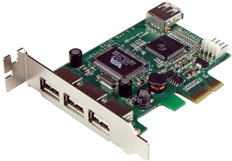 StarTech.com Scheda Pci Express basso prfilo con 4 porte USB 2.0 ad alta velocit StarTech.com Scheda Pci Express basso prfilo con 4 porte USB 2.0 ad alta velocit