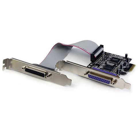 StarTech.com Scheda adattatore parallela PCI Express a 2 porte/PCI-e  IEEE 1284 con staffa a basso profilo