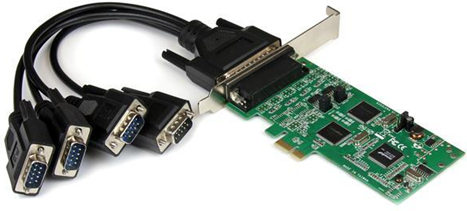 StarTech.com Scheda combo seriale PCIe 4 porte PCI Express - 2 x RS232 2 x RS422 / RS485 StarTech.com Scheda combo seriale PCIe 4 porte PCI Express - 2 x RS232 2 x RS422 / RS485