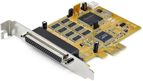 StarTech.com Scheda seriale PCI Express a 8 porte - Scheda adattatore seriale PCIe RS232 - Scheda di espansione/controller card seriale DB9 9pin - 16C1050 UART - Protezione sovratensioni ESD 15kV...