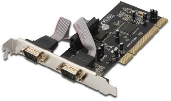 Digitus Scheda aggiuntiva interfaccia seriale PCI 9 poli maschio 2 porte Digitus Scheda aggiuntiva interfaccia seriale PCI 9 poli maschio 2 porte