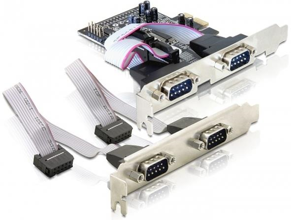 DeLOCK 4 x serial PCI Express card scheda di interfaccia e adattatore DeLOCK 4 x serial PCI Express card scheda di interfaccia e adattatore
