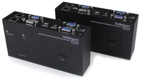 StarTech.com Extender console KVM a doppio VGA USB tramite Cat5 - 200 m StarTech.com Extender console KVM a doppio VGA USB tramite Cat5 - 200 m