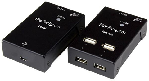 StarTech.com Prolunga/Extender USB 2.0 a 4 porte via Cat5 o Cat6 - Estensore USB2.0 via cavo Cat5/6 fino a 50m