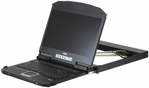 Aten CL3800NW console a rack 47 cm (18.5") Metallo Nero 1U Aten CL3800NW console a rack 47 cm (18.5") Metallo Nero 1U