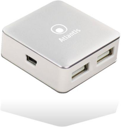 Atlantis Land TravelHub ARGO 480Mbit/s Alluminio, Bianco perno e concentratore Atlantis Land TravelHub ARGO 480Mbit/s Alluminio, Bianco perno e concentratore