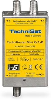 TechniSat TechniRouter Mini 2/1x2 multinterruttore satellitare TechniSat TechniRouter Mini 2/1x2 multinterruttore satellitare