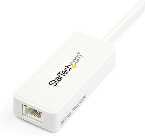 StarTech.com Adattatore USB 3.0 a Ethernet Gigabit NIC con porta USB - Bianco StarTech.com Adattatore USB 3.0 a Ethernet Gigabit NIC con porta USB - Bianco