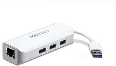 Trendnet TU3-ETGH3 hub di interfaccia 5000 Mbit/s Bianco Trendnet TU3-ETGH3 hub di interfaccia 5000 Mbit/s Bianco