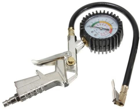 Takestop PISTOLA AD ARIA PER PNEUMATICI AUTO MOTO BICI CON MANOMETRO PER COMPRESSORE GONFIAGGIO Takestop PISTOLA AD ARIA PER PNEUMATICI AUTO MOTO BICI CON MANOMETRO PER COMPRESSORE GONFIAGGIO