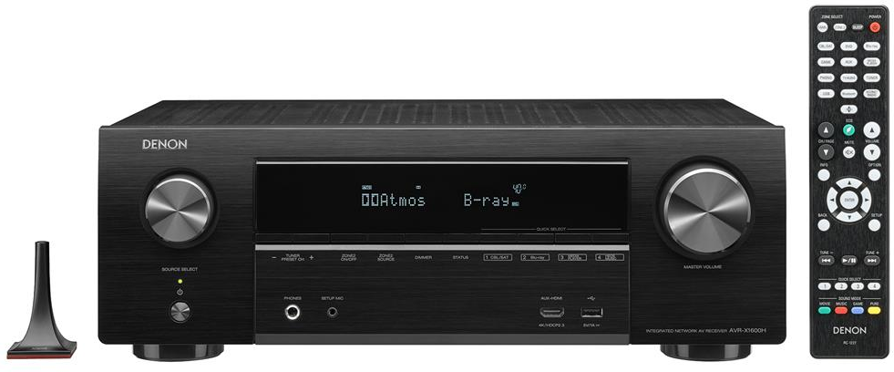 Denon AVR-X1600H ricevitore AV 80 W 7.1 canali Surround Compatibilit 3D Nero