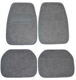 Takestop Tappetini Tappetino 4 Pezzi Universale Moquette Grigio Tessuto Auto Suv Antiscivolo Posteriori Anteriori Takestop Tappetini Tappetino 4 Pezzi Universale Moquette Grigio Tessuto Auto Suv Antiscivolo Posteriori Anteriori