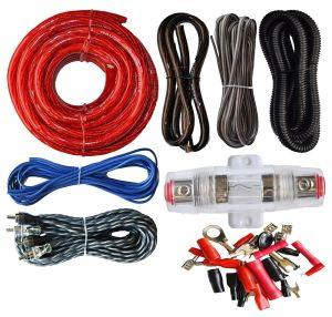 Takestop Kit Completo Cavi 8 Ga Per Amplificatore Audio 1000w Rca Portafusibili 60a Alimentazione Stereo Auto