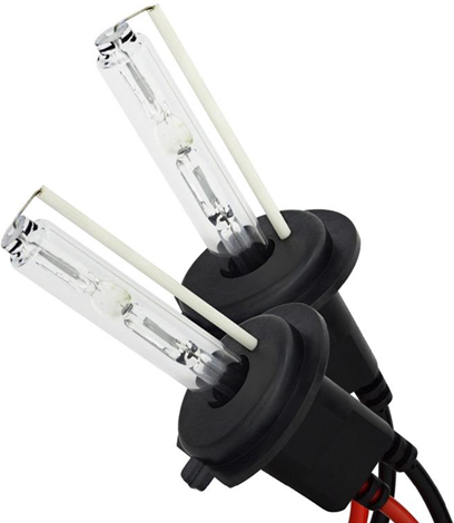 Takestop Coppia Lampada YF LUCI Xenon H3 6000K Bianco 35w 12v Xeno con Cavi Cavo BULBI Ricambio Lampadina per Auto Camper