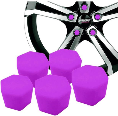 Takestop SET 20 PEZZI COPRIBULLONI COPRI BULLONI DADI UNIVERSALE SILICONE FLUORESCENTI viola ws1556 CERCHI RUOTA COPERTURA Takestop SET 20 PEZZI COPRIBULLONI COPRI BULLONI DADI UNIVERSALE SILICONE FLUORESCENTI viola ws1556 CERCHI RUOTA COPERTURA