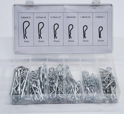 Takestop KIT 150 PEZZI CLIP A MOLLA DI CHIUSURA FASTENER xin PIN METALLO SET ASSORTITO IN BOX TRASPARENTE Takestop KIT 150 PEZZI CLIP A MOLLA DI CHIUSURA FASTENER xin PIN METALLO SET ASSORTITO IN BOX TRASPARENTE