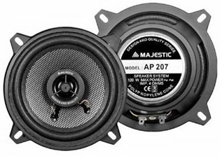 Majestic Coppia di Altoparlanti Auto  Ap 207 130Mm 2Vie 80W Majestic Coppia di Altoparlanti Auto  Ap 207 130Mm 2Vie 80W