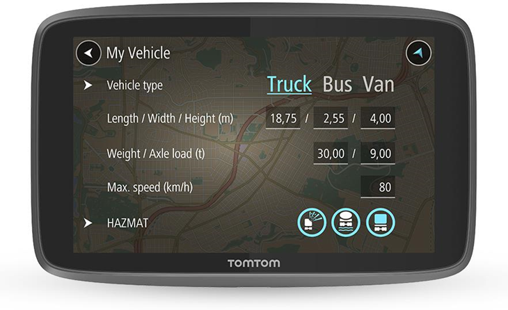 TomTom GO PROF 6200 EUáááááááááááááááá 6" navigatore TomTom GO PROF 6200 EUáááááááááááááááá 6" navigatore